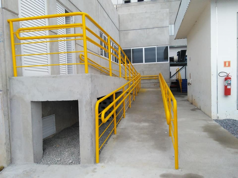 Compra de Guarda Corpo Construção Civil Jardim Paulista - Guarda Corpo de Ferro para Escada