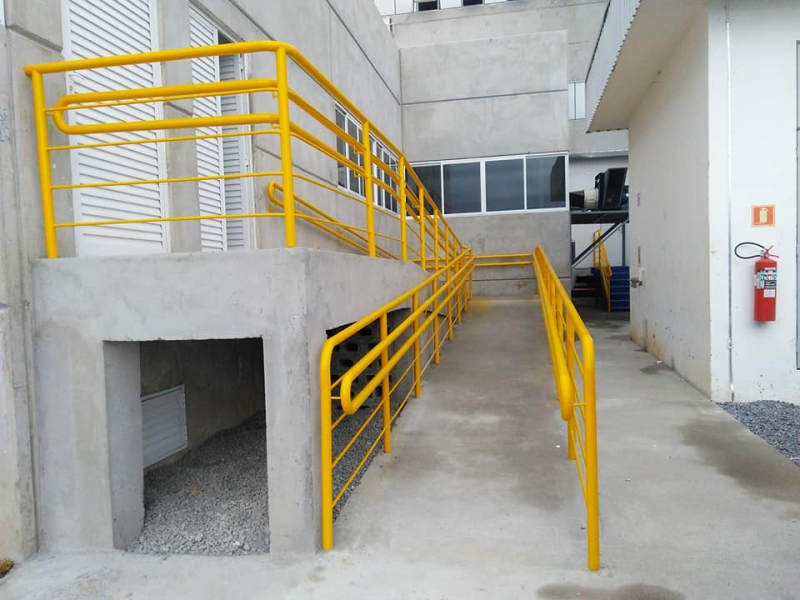 Compra de Guarda Corpo Construção Civil Santana de Parnaíba - Guarda Corpo de Tubo Galvanizado