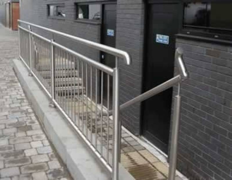 Corrimão Escada Galvanizado Valor Juquitiba - Corrimão Galvanizado Ferro