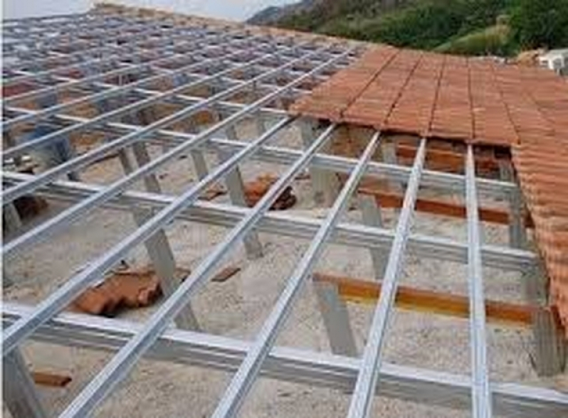 Estrutura Metálica Galvanizada para Telhado Parque São Lucas - Estrutura Metálica Residencial Telhado