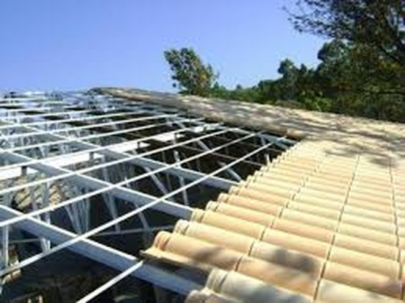 Estrutura Metálica para Telhado Colonial Orçamento Piqueri - Estrutura Metálica Telhado