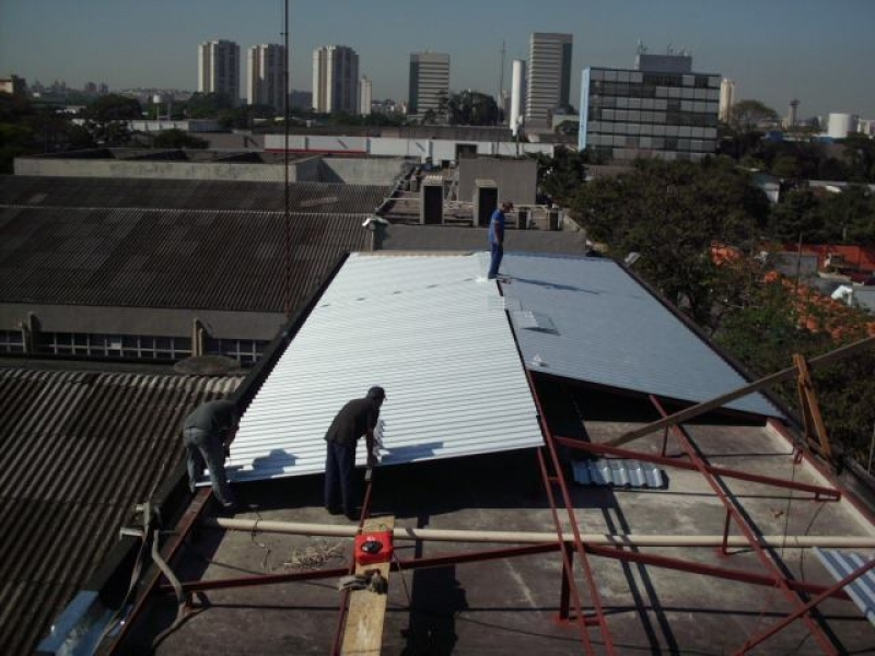 Instalação de Telhado de Galpões Industrial Parque Ibirapuera - Telhado de Galpões Industrial