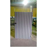 portão metálico para garagem preço Vila Prudente