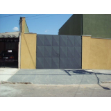 portão metálico para garagem Campo Grande